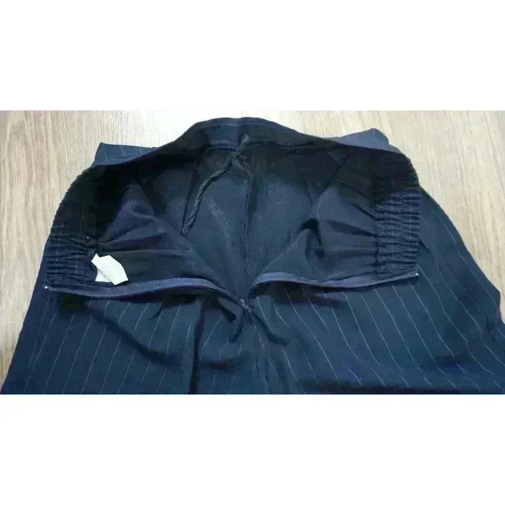 John Roberts Women's Blue Striped Pant Suit Pants Straight, Size 6 - Picture 11 of 12